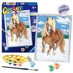 Ravensburger CreArt The Royal HorsePaint By Numbers Kits for Children & Adults Ages 9 Years Up - Kids Craft Set