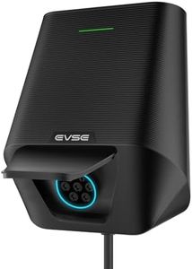 WISSENERGY Wallbox 7KW pour Véhicule Électrique, Monophasé 32A | 24A | 16A | 240v avec Débouché Type 2, Borne de Recharge Véhicule Électrique pour EVs PHEVs Entrée Type 1 | Type 2