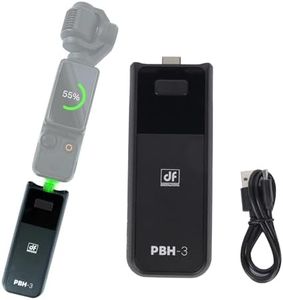 Osmo Pocket 3 Battery Handle, Portable Power Handle, 22.5W Fast Charging,Intelligent Power Display, 1/4" Threaded Hole