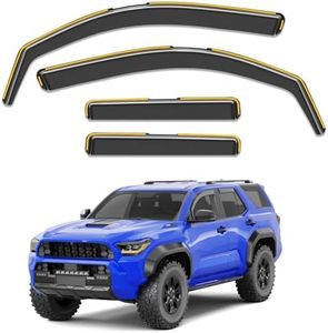 Breejoy in-Channel Window Visors Rain Guards Fit for Toyota 4Runner 2025 2026, Visors Vent Visors Window Deflector, Vent Shades Car Accessories,Weather Protection -4 pcs