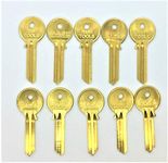 REMI TOOLS LTD Universal UL2, U6D,UL054 Pin Cylinder Solid Brass Key Blanks Spare Keys for Professional Key Cutters