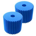 HQRP 2-Pack Blue Foam Filter (7" x 8 1/2") Compatible with Electrolux Aerus Centralux Central Vacuums E130 E130A E130B E130F E130G E130J 1590 1590A 1561 1569 1580 1584