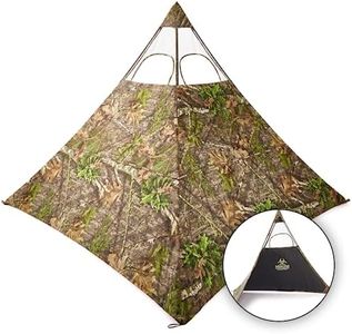 Nukem Grab & Go Hunting Ground Blind - Mossy Oak Obsession - Lightweight Stake-Free Pop Up Turkey & Deer Blind (X-Large)