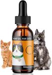 Hemp Dog Health - Calm Drops for Cats - Lavender Hemp Oil Blend for Balance During Fireworks, Travel, Alone Time, & New Environments - USDA Organic Cat Calming Drops - New & Improved Formula - 2 oz