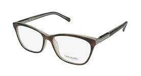 Vera Wang Luxe Zixi Cat Eye Contemporary Signature Line Eyeglass Frame/Eyewear, Havannah Sky, 51/15/132