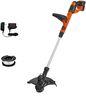 BLACK+DECKER 40V MAX String Trimmer and Edger Kit, Cordless, 13 inch, 2-in-1, Battery and Charger Included (LST140C)