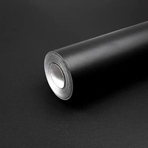 Hode Grande Pelle Adesiva per Riparazioni, Ecopelle Adesiva 44x300cm, Similpelle Adesiva, Patch di Riparazione in Pelle Autoadesive PU per Auto Sedili Borse Mobili Ecopelle Nero