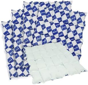 Dry Ice Packs for Shipping Frozen Food - Flexible Ice Blanket for Coolers - Shipping Cold Packs Keep Food Fresh and Beverage Cold - Dry Ice Pack Automatic Water Absorption- 24 Cells Each, 4 Sheets