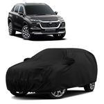 Sulfar 100% Water Resistant Car Body Cover Compatible with Mirror for Maruti Suzuki Grand Vitara (Triple Stitched, Full Bottom Elastic, Black)