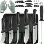 FULLHI 11PCS Butcher Knife Set, Non