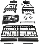 HIGH FLYING for Toyota FJ Cruiser (XJ10) 2007-2014 Car Accessories Modular Storage Molle Panel System Trunk Shelf Interior Luggage Carrier Rack Trunk Organizer (Whole Kit)