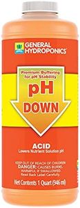 General Hydroponics pH Down Liquid Fertilizer, 1-Quart