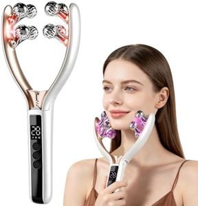 Getwal Facial Massager, Face Roller TMJ & Jaw Relax Massage Tool, Facial Contouring Shaping Massage Device for Women, Rechargeable for Home & Travel Use
