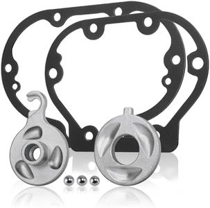 Eumti Power Clutch Easy Lever Pull Kit Reduced Effort Outer Inner Ramp with Transmission Side Cover Gasket for 1987-Up Harley Big Twin Dyna Softail Touring & M8 Model with Mechanical Clutch