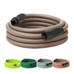 Flexzilla Colors SwivelGrip Garden Hose 5/8 in. x 25 ft., Lightweight All-Weather Water Hose, Durable and Flexible, Leak-Free Connections, Brown Mulch