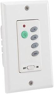Westinghouse 7787500 Wireless Ceiling Fan and Light Wall Control