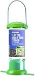 Gardman A01236 Flip Top Nyjer Seed Feeder Bird, Green, 13 x 5 x 13 cm