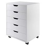 Winsome Wood Halifax Cabinet For Closet/Office, 5 Drawers, White