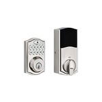 Kwikset 914 Traditional Keypad SmartCode Electronic Deadbolt Smart Lock featuring SmartKey Security and ZigBee 3.0 Technology in Satin Nickel, Large, 914TRL ZB 3.0 15