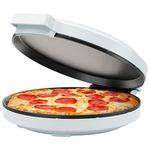 Chefman Everything Maker & Pizza Oven – 1440W Countertop Electric Pizza Maker with 12” Nonstick Cooking Plates, Make Pizza, Quesadillas, Omelettes and More, with Indicator Lights and Vertical Storage