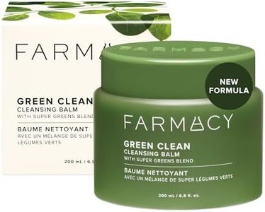 Farmacy Makeup Remover Cleansing Balm - Green Clean Waterproof Makeup Remover + Oil Based Cleanser - Newly Formulated Double Cleanser with Plant Based Waxes + Upcycled Moringa (200ml)