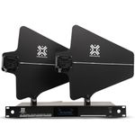 Xtreme Acoustics XA800 UHF Active Wireless Antenna Distribution Combiner System Bundle with Cascade Ports, Compatible with Shure and Sennheiser Wireless Microphones