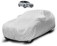 Auto Hub Hyundai Elantra (Model : 2011-2015) Car Cover 100% Waterproof/Elantra Old Cover Waterproof/Elantra Old Car Cover/Car Cover Elantra Old (Metallic Silver, 1 Unit)