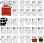 Lawei 30 Pack Glass Spice Jars with