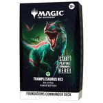 Magic: The Gathering Foundations Commander Deck - Tramplesaurus Rex | 100-Card Deck + Accessories