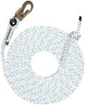 Pelican Rope 5/8" x 300' Polyester Composite Vertical Lifeline Rope with Steel Snaphook