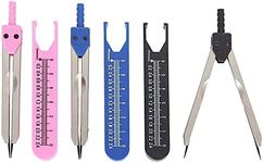 Moovul EKG ECG Caliper Electrocardiogram Divider Calipers with Ruler for Nursing 3PCS