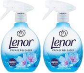 Lenor Crease Releaser Spray Removes Creases in Fabric. Spring Awakening Scent, Twin Pack, 2 x 500ml