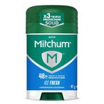 Revlon Mitchum Men Triple Odor Defense 48HR Protection Stick Deodorant & Anti-Perspirant, Ice Fresh, 41 g