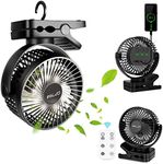 ELZO 12000mAh Camping Fan, 360° Rot