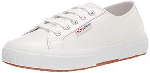 Superga Women's 2750-NAPPA Sneaker, White Leather, 7.5 UK