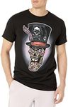 Disney Villains Sugar Skull Facilier Young Men's Short Sleeve Tee Shirt, Black, X-Large