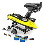 Altair AA Wave RC Remote Control Boat for Pools & Lakes - Free Priority Shipping - Water Safe Propeller System for Kids, Self Righting, 2 Batteries, 23 km/h Speed, 2.4gHz (Lincoln, NE Company)