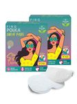 PINQ POLKA Sweat Pads For Underarms For Women & Men | Armpit pads| Prevents Stains |Absorbs Sweat & Unpleasant Odour | Breathable - 28 Pcs