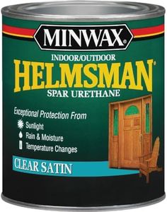 1 qt Minwax 63205 Clear Helmsman Indoor/Outdoor Spar Urethane, Satin