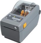 Zebra ZD410 Printer with Tear-Off Edge - 203 DPI - Direct Thermal - 56 mm Max. Print Width, USB Interfaces (ZD41022-D0E000EZ), Grey (Dark)