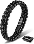 20cm Black Bracelet Men Gift-Box Ge