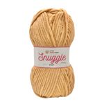 LittleWoolShop Snuggle Puff Chunky Chenille Yarn 100g - 100% Supersoft Polyester (Fudge Delight 05, Single (1 Ball))