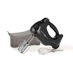 Hamilton Beach Power Deluxe 6-Speed Electric Hand Mixer with Snap-On Storage Case, QuickBurst, Beaters, Whisk, Powerful 250 Watt Motor, Bowl Rest, Black (62692)