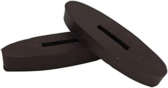 LBH MARKET Rubber Rein Stops Running Martingale Horse Rubber Rein Stoppers - Pair (Brown)