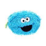 Grupo Erik Plush Pencil Case - Kids Pencil Case - Cosmetic Case - Large Pencil Case, Cookie Monster, One Size, Pencil Cases