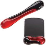 Kensington Duo Gel Mouse & Keyboard Wrist Rest Bundle, Red (K50036WW)