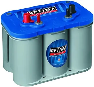 OPTIMA Batteries High Performance D34M BlueTop Dual Purpose Deep Cycle and Starting Sealed AGM Boat and RV Battery, 750 CCA, Dual Terminal, Maintenance Free, Versitile Mounting