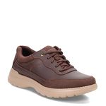 Rockport Men's Prowalker 6000 Ubal Sneaker, Dark Brown Leather, 10 UK