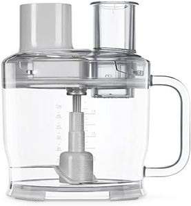 Smeg HBFP11 5-in-1 Plastic Food Processor Accessory: Slice, Chop, Grate, Whip with Dishwasher Safe Bowl
