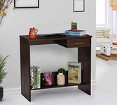 DeckUp Siena Engineered Wood Study Table and Office Desk (Walnut, Matte Finish)